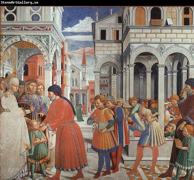 Benozzo Gozzoli The School of Tagaste